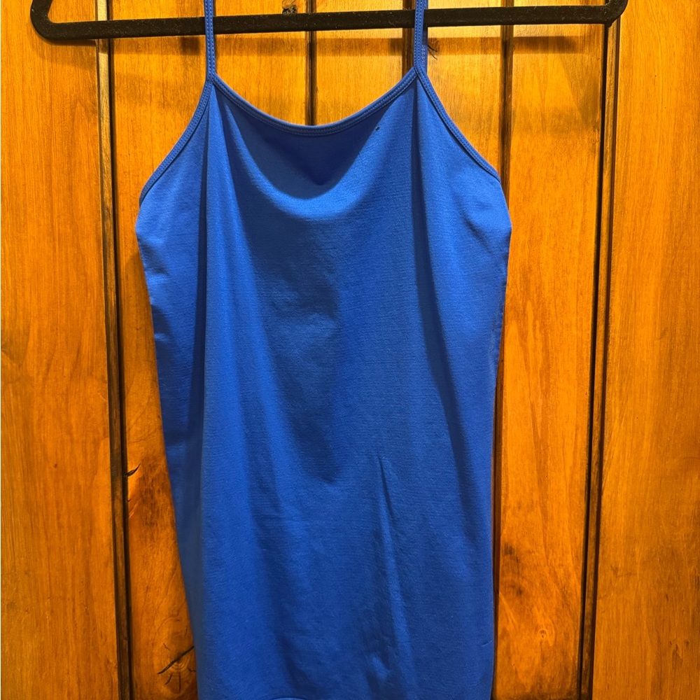 Blue Spaghetti Strap Camisole